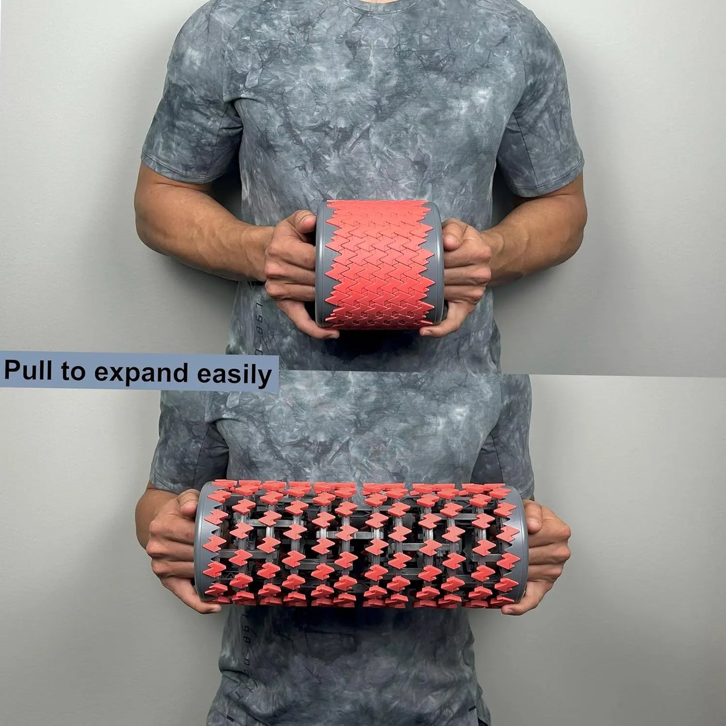 Foldable high-quality foam rollers for relieving muscle soreness, tissue tension and pain