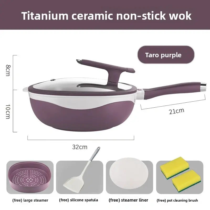 Titanium Ceramic Non-Stick Pan