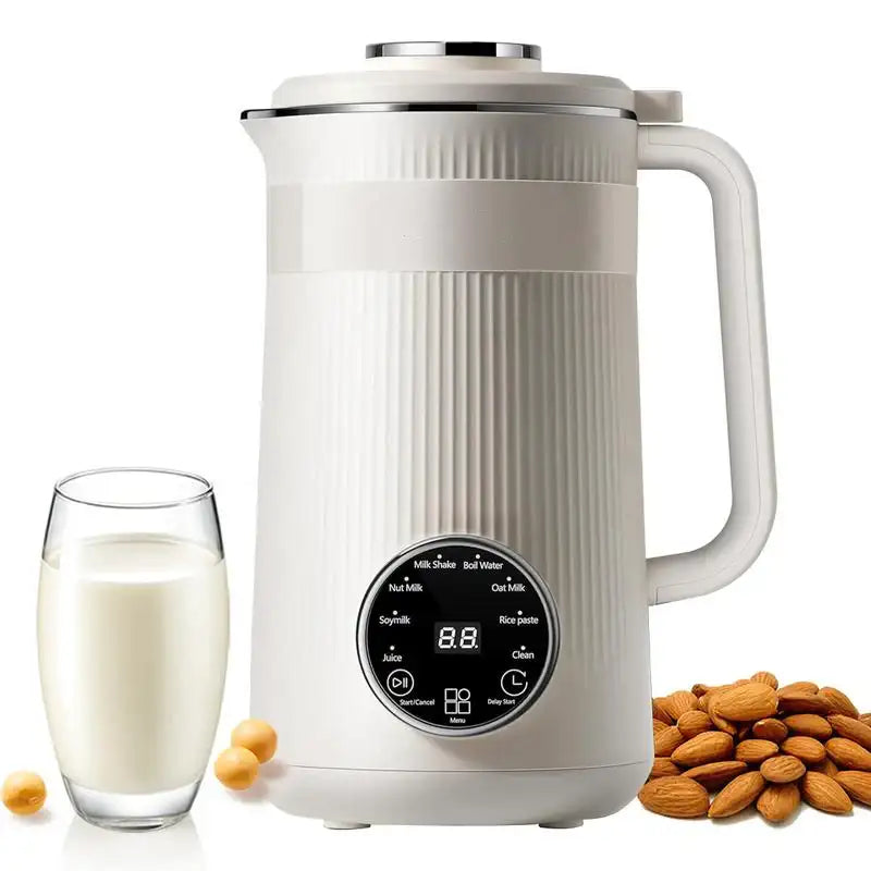 8-in-1 Multifunctional Automatic Nut Milk Machine&Coffee Maker, 32oz Auto Self-Cleaning, Delay Start, Keep Warm, Boil Water