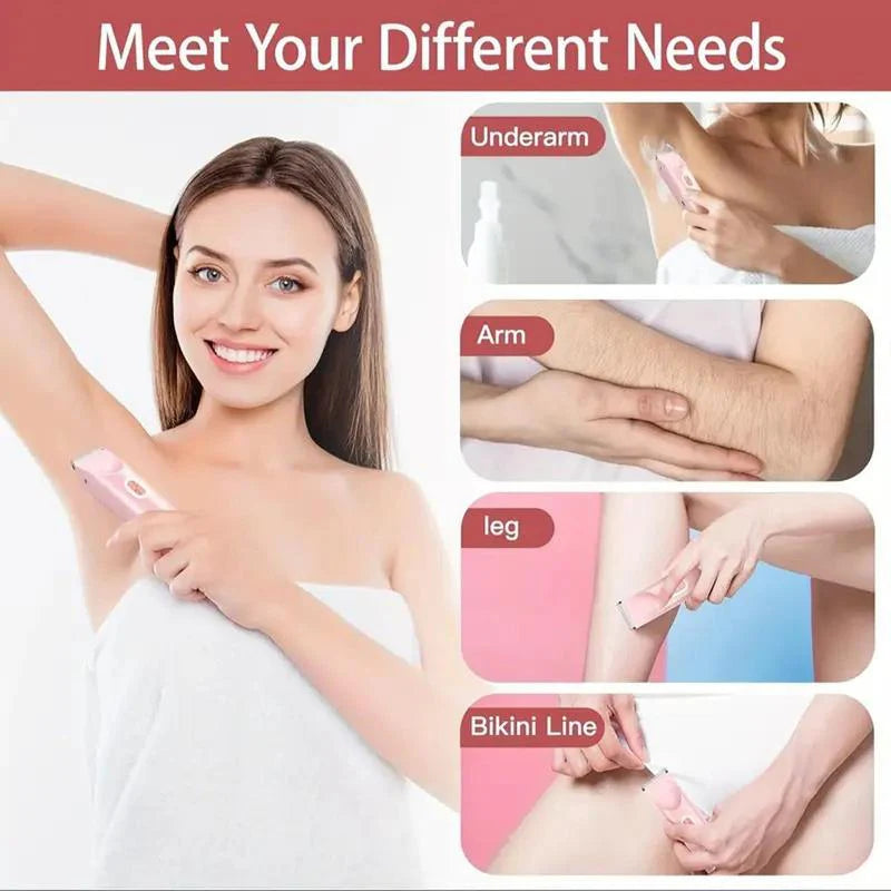 ❤️ LAST DAY PROMOTION - 50% OFF❤️2-in-1 Women’s Electric Shaver – Dual Head Precision Trimmer