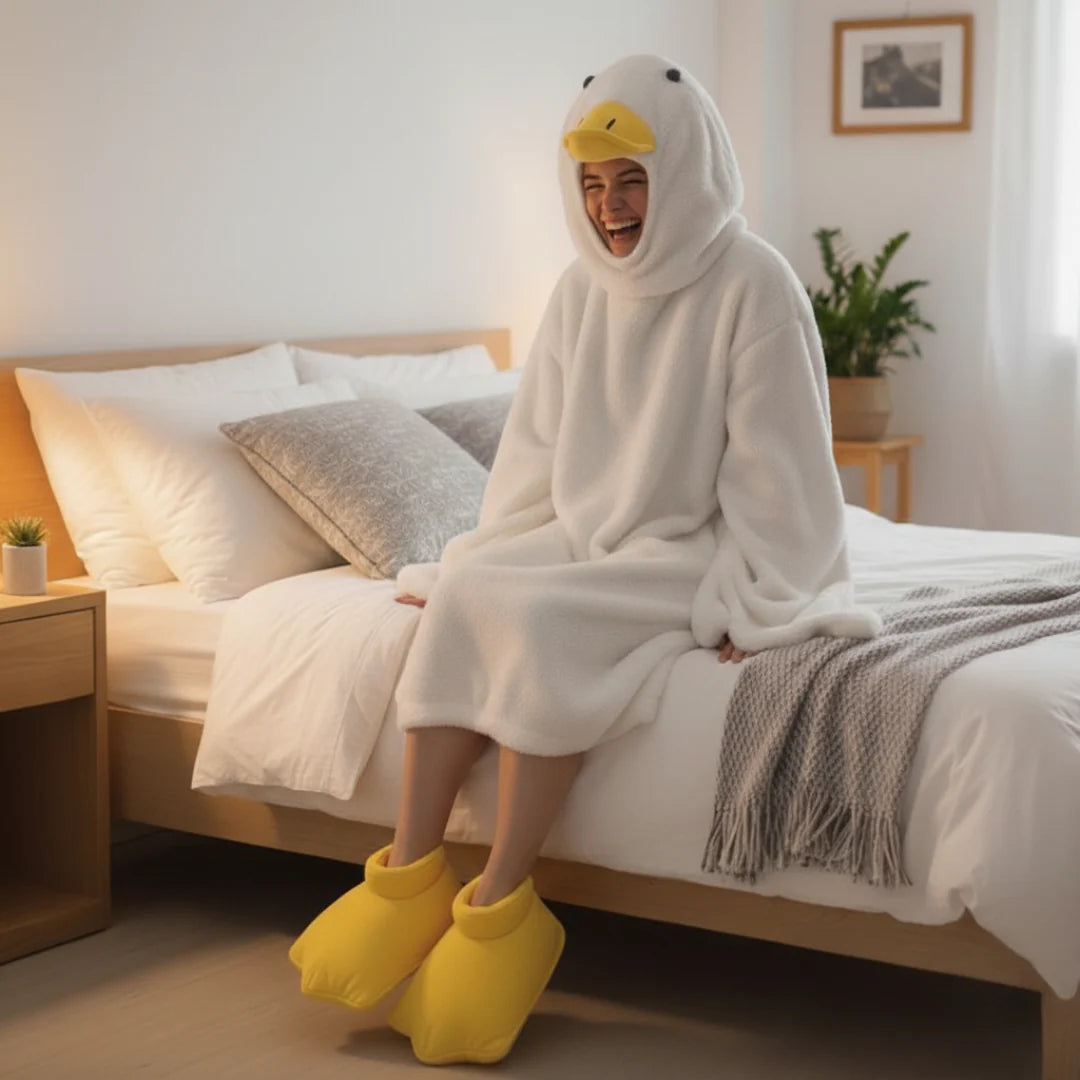 Comfortable duck clothing 🦆 + 1 FREE Pair of Duck Slippers‎ ‎ ‎