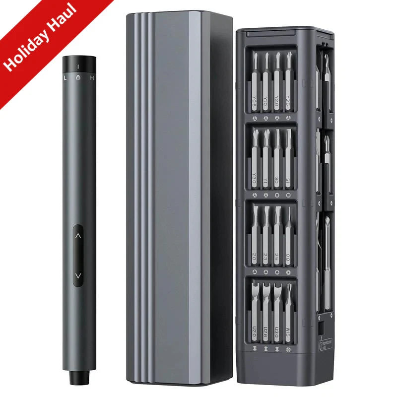 🔥[Holiday Haul]🔥Precision Screwdriver Set with 50 Bits, Tweezersand Pry Bar Tool Torx Christmas Gift