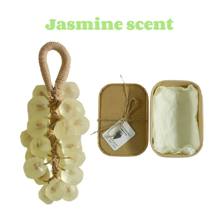 Creative Grape/Strawberry Soap on a Rope – Natural, Moisturizing & Perfect for Gifting
