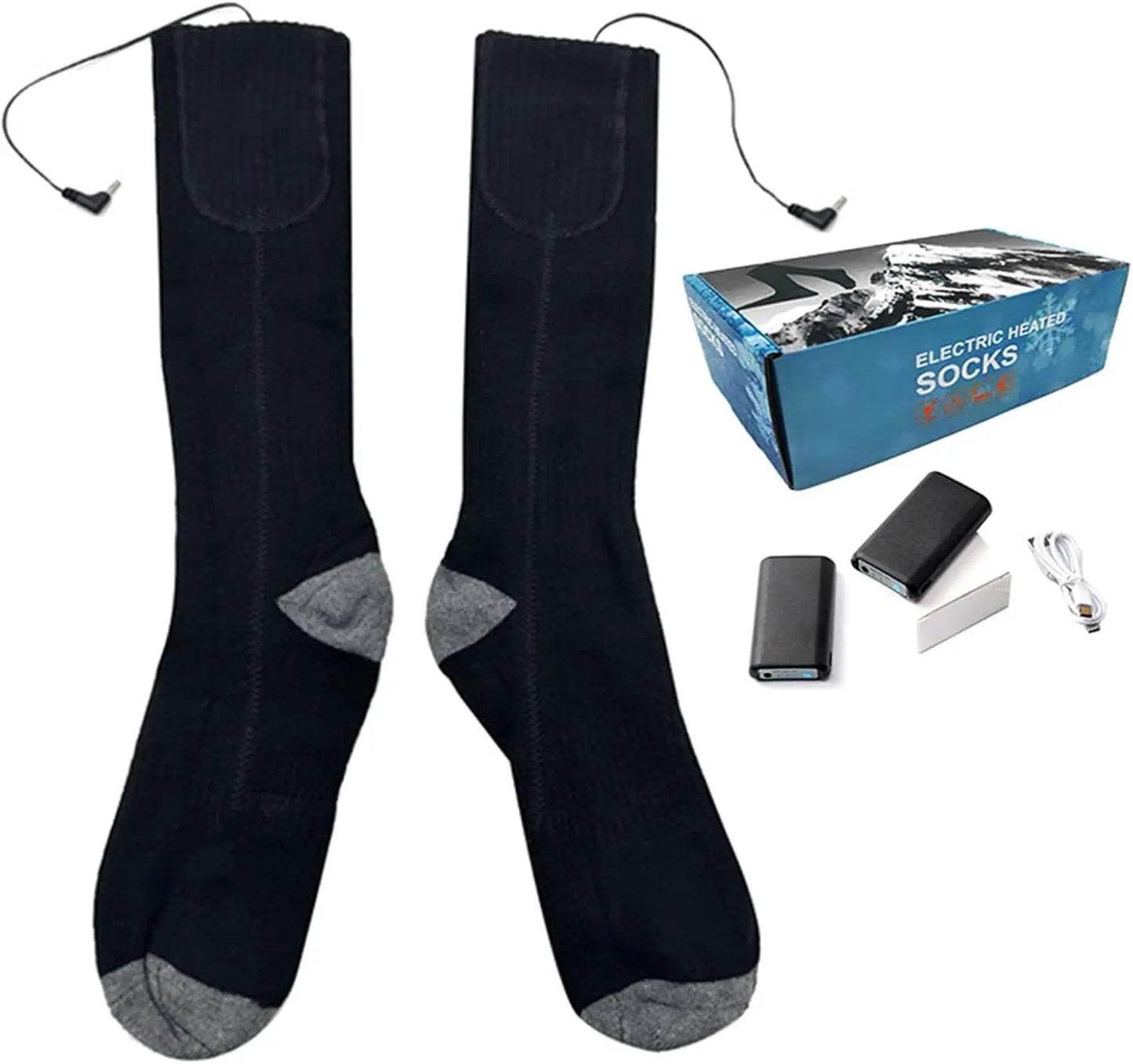 4000mAh rechargeable battery heating socks