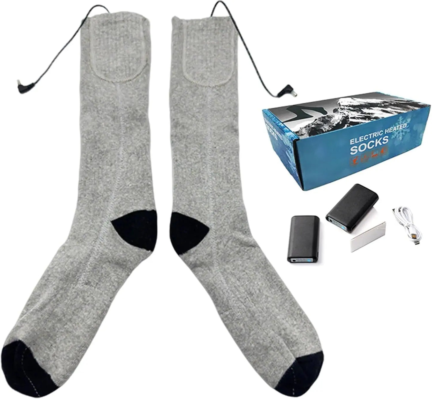 4000mAh rechargeable battery heating socks
