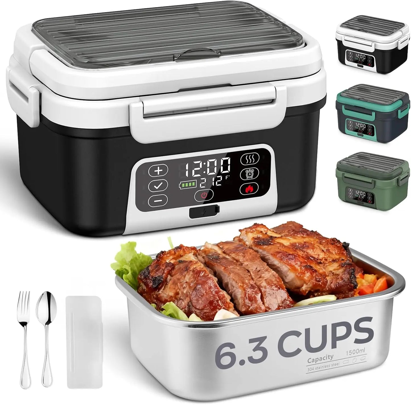 Cordless electric lunch box