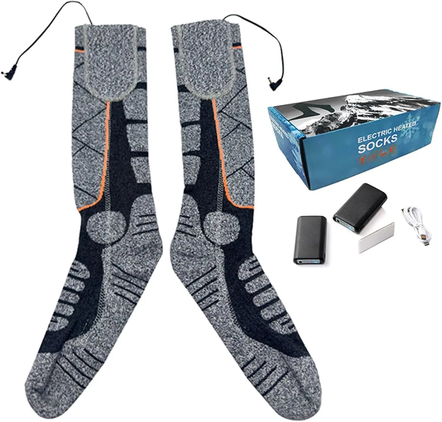 4000mAh rechargeable battery heating socks