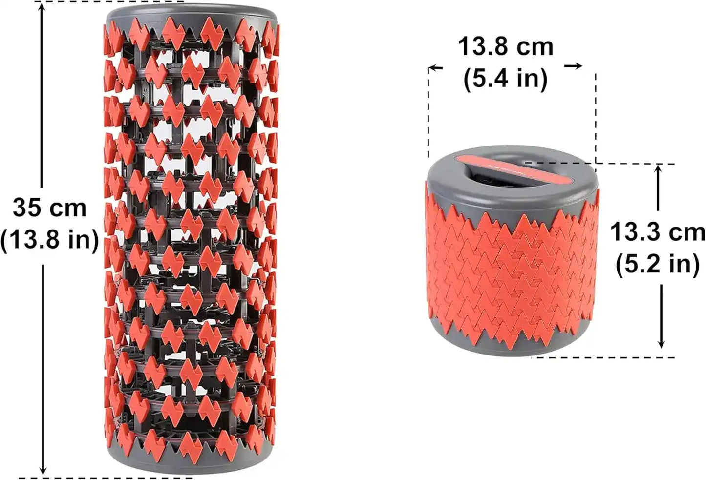 Foldable high-quality foam rollers for relieving muscle soreness, tissue tension and pain