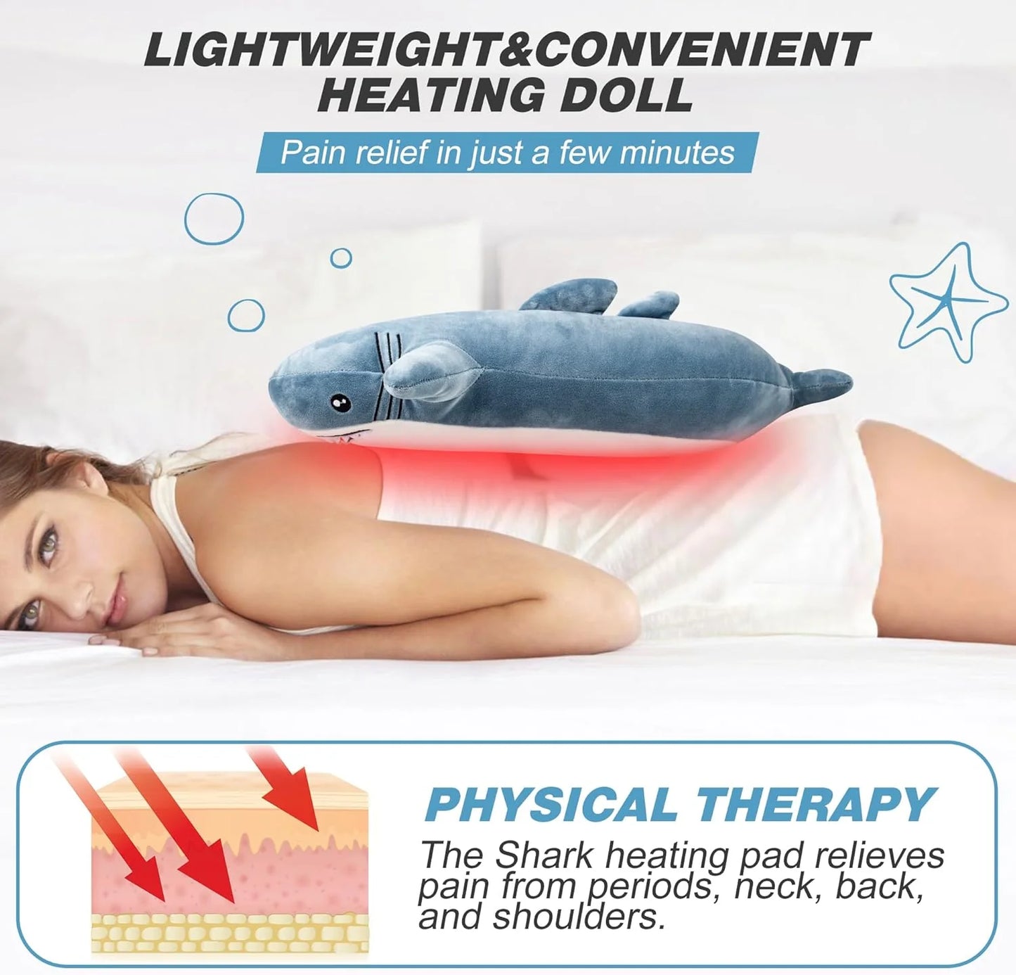 The Sharkie Heating Pad