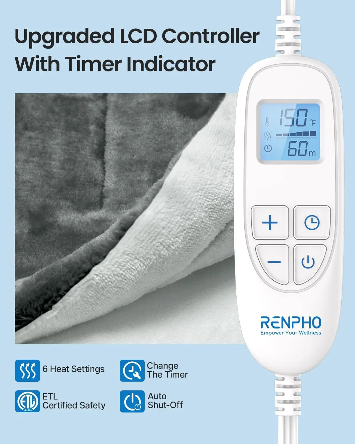 Neck and shoulder pain relief heating pad