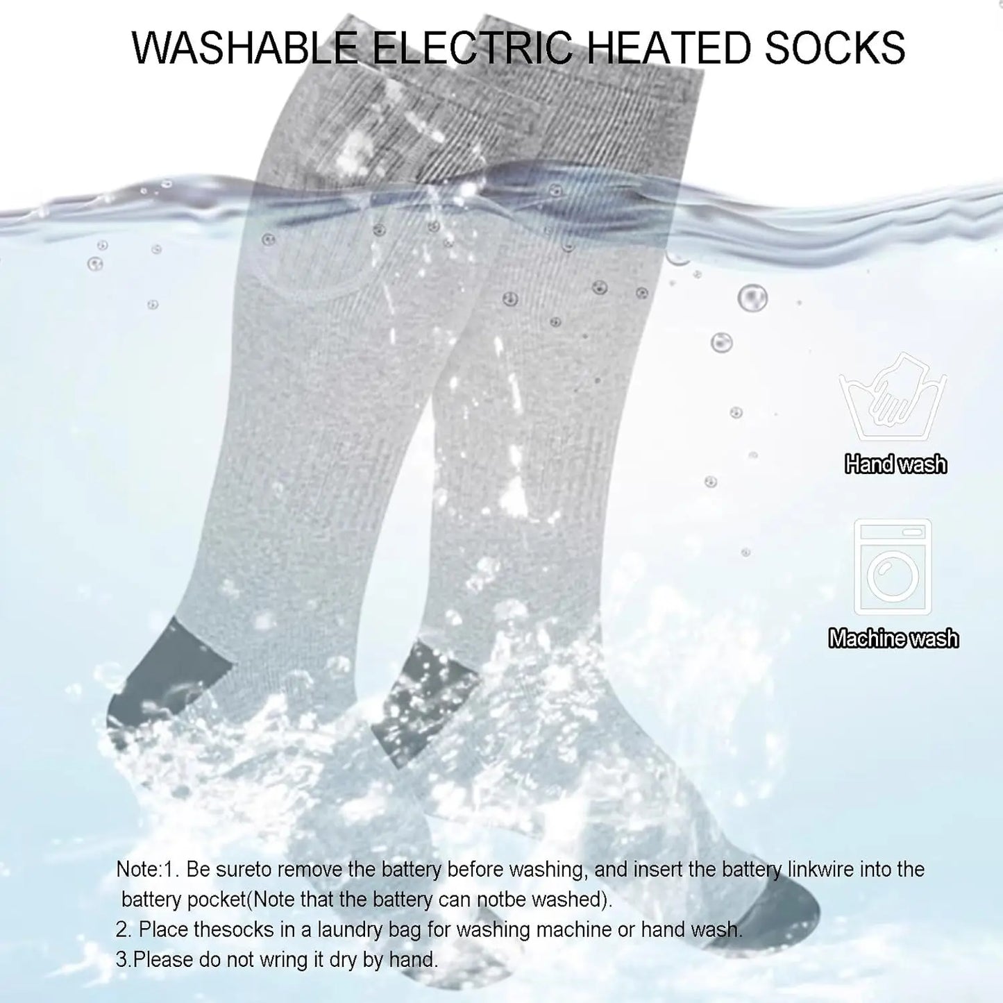 4000mAh rechargeable battery heating socks