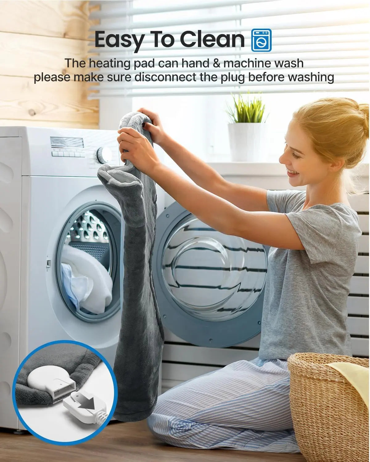 Neck and shoulder pain relief heating pad