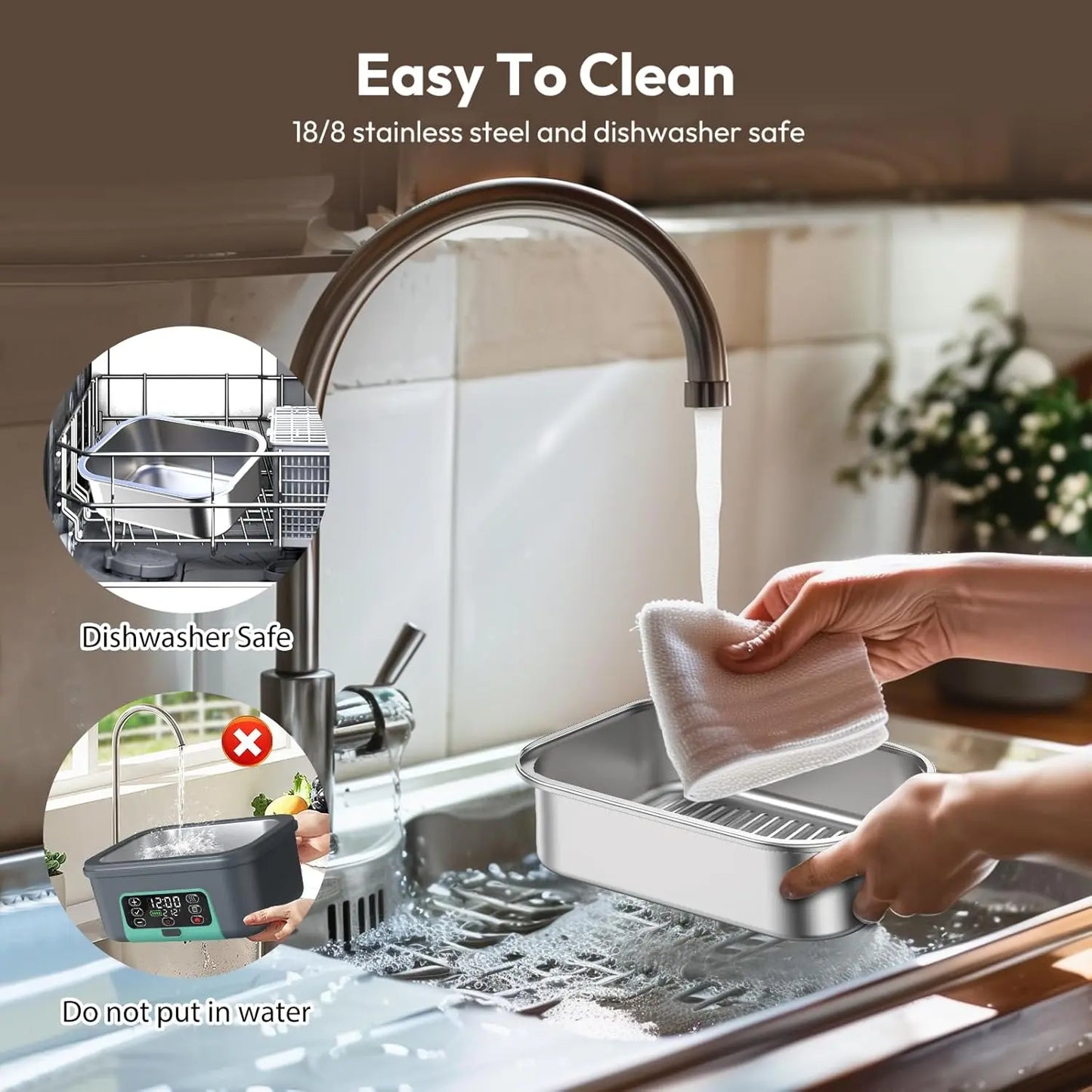 Cordless electric lunch box