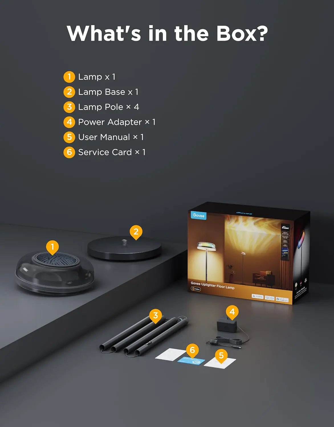 Floor lamp for living room lighting