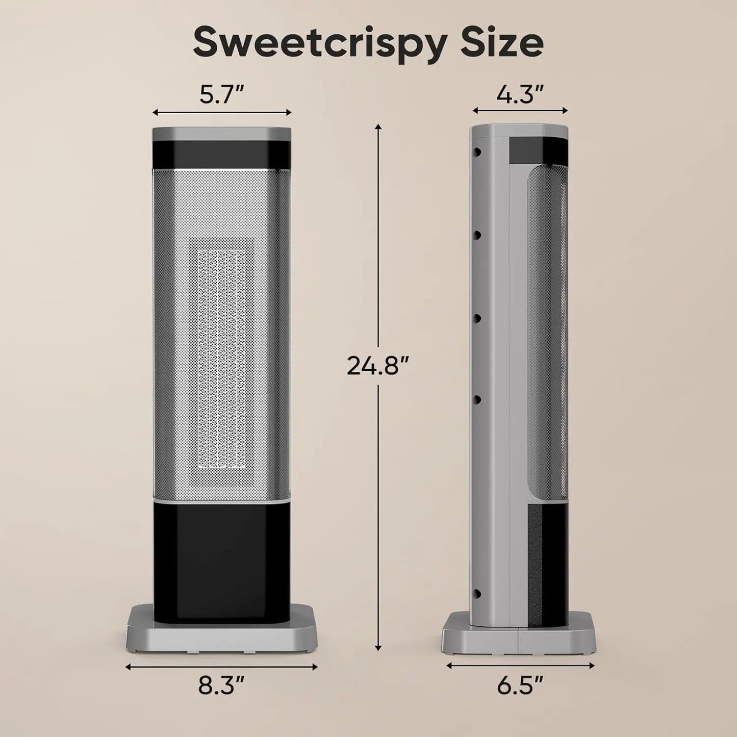24-inch portable heater