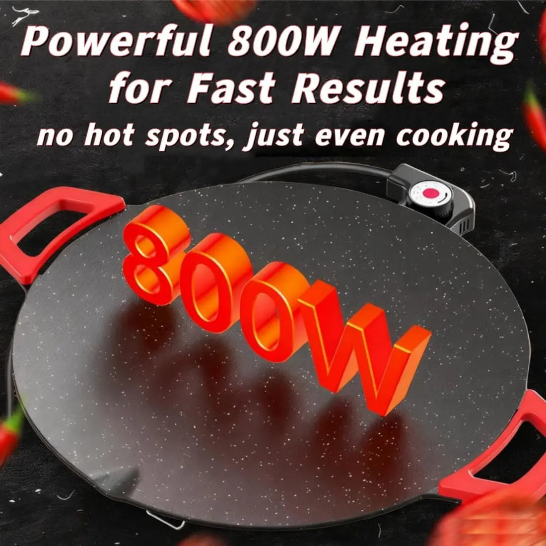 Multi-functional non-stick electric baking pan