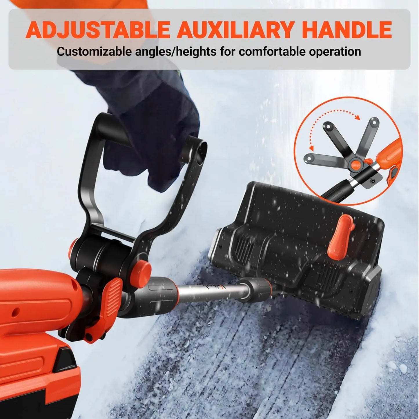 24V 13-inch cordless snow blower