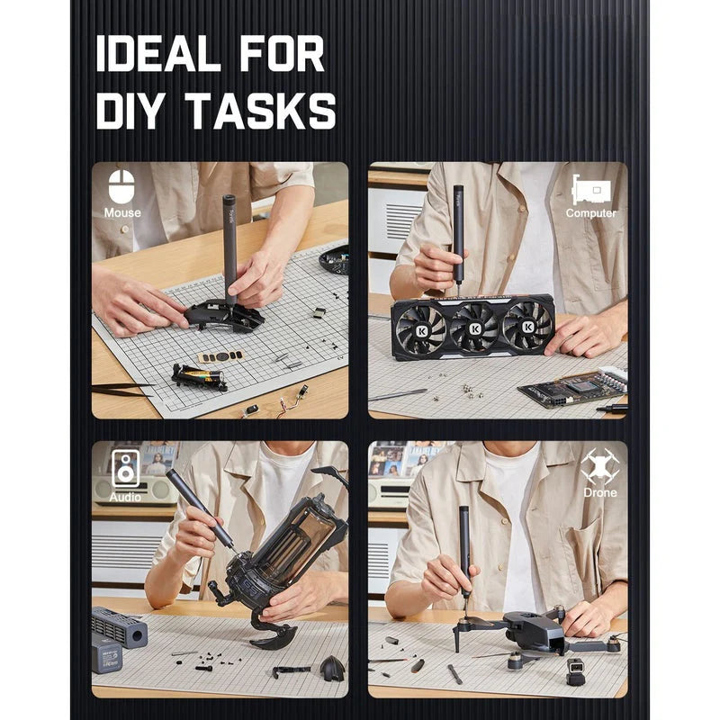 🔥[Holiday Haul]🔥Precision Screwdriver Set with 50 Bits, Tweezersand Pry Bar Tool Torx Christmas Gift