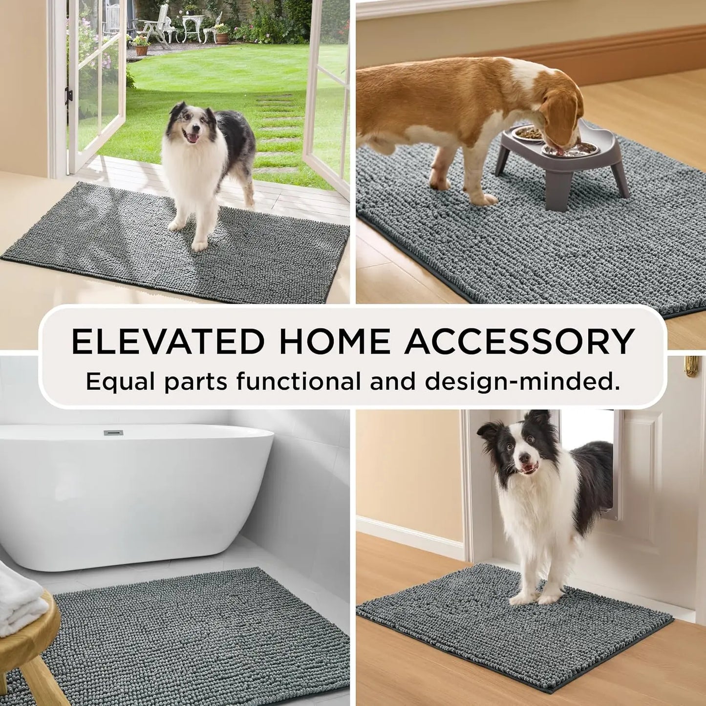 Dog mud paw door mat