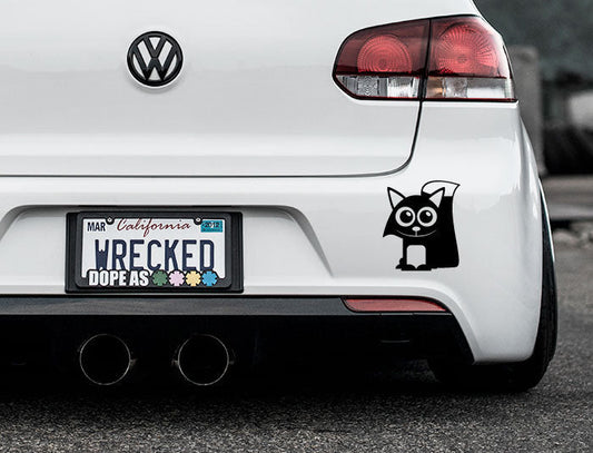 Adorable Fox Bumper Car Sticker