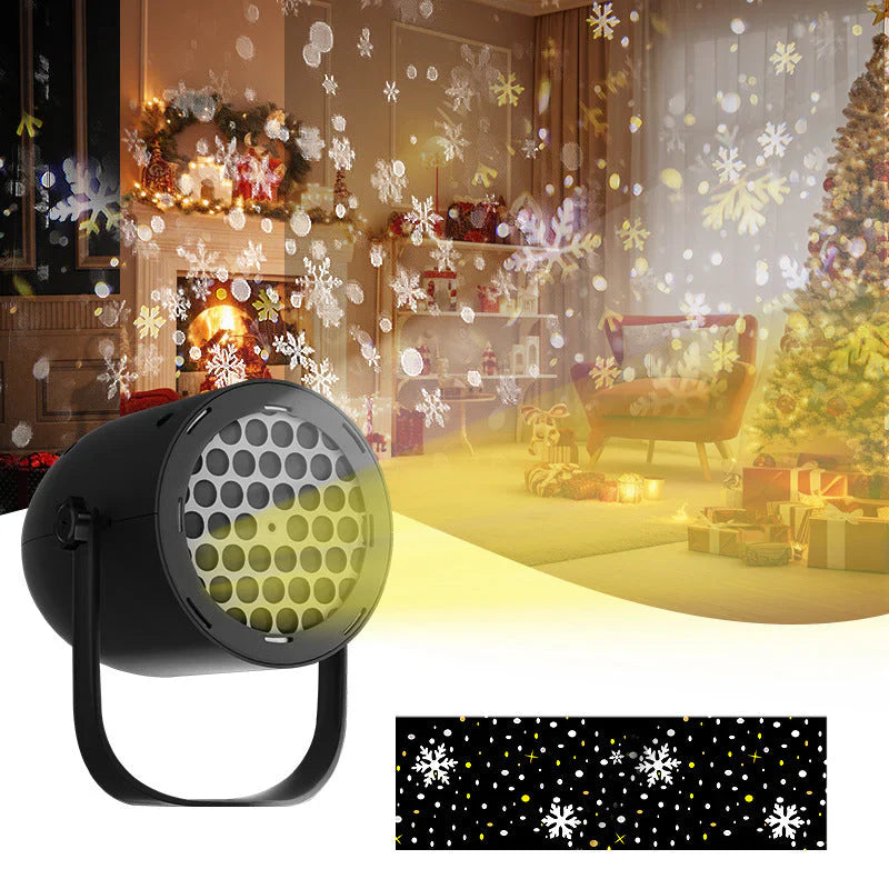 Christmas Projection Lamp 5V/1A with 16 Patterns USB Powered for Home