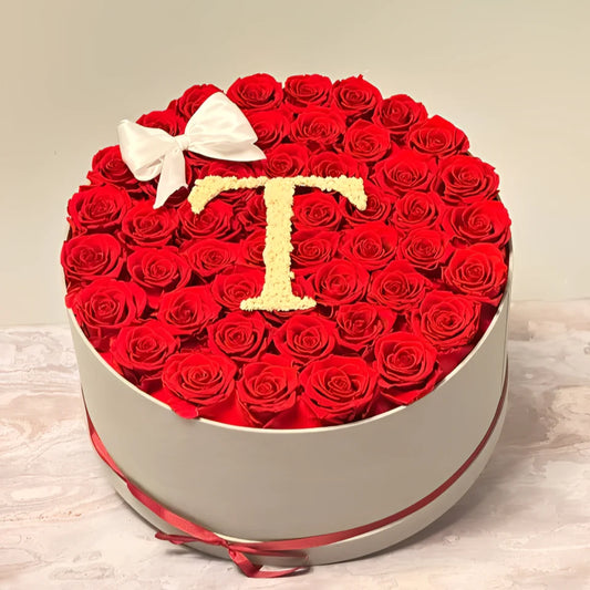 Personalised Glitter Rose