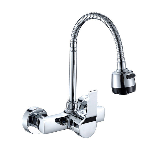 Hot and Cold Wall-Mounted Kitchen Faucet