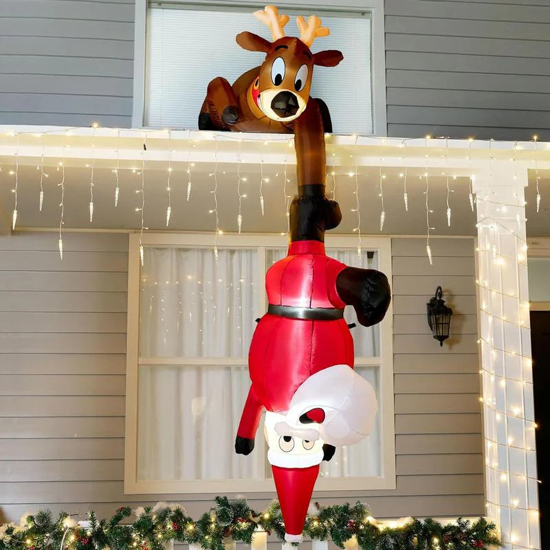 LED Reindeer Christmas Inflatable