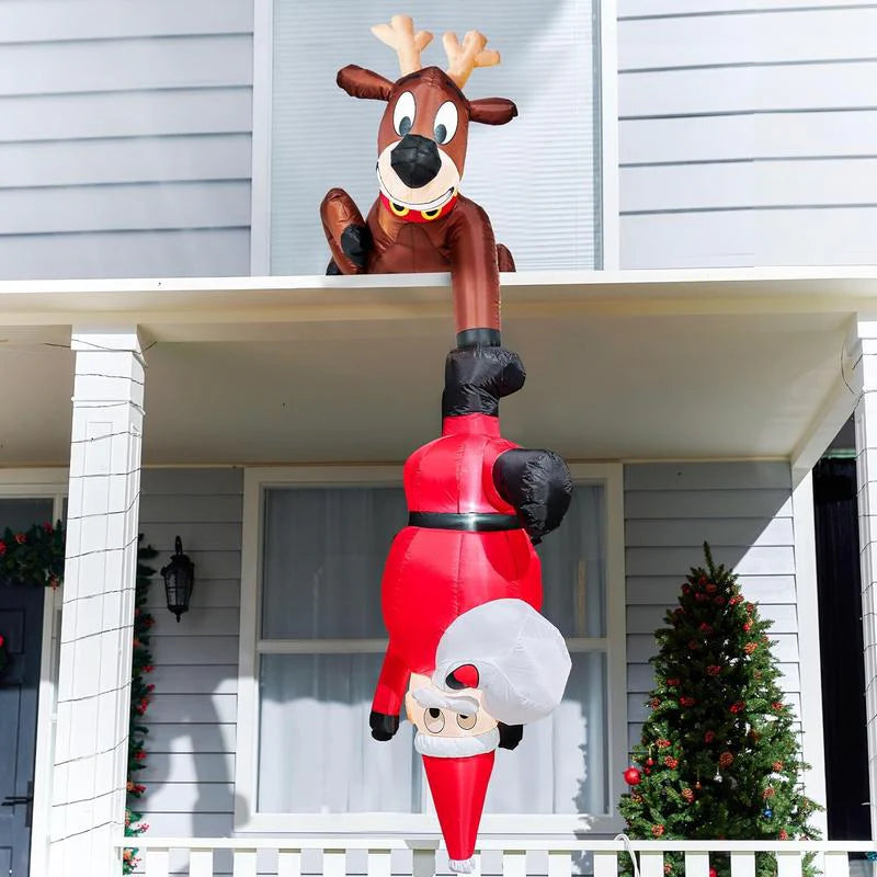 LED Reindeer Christmas Inflatable