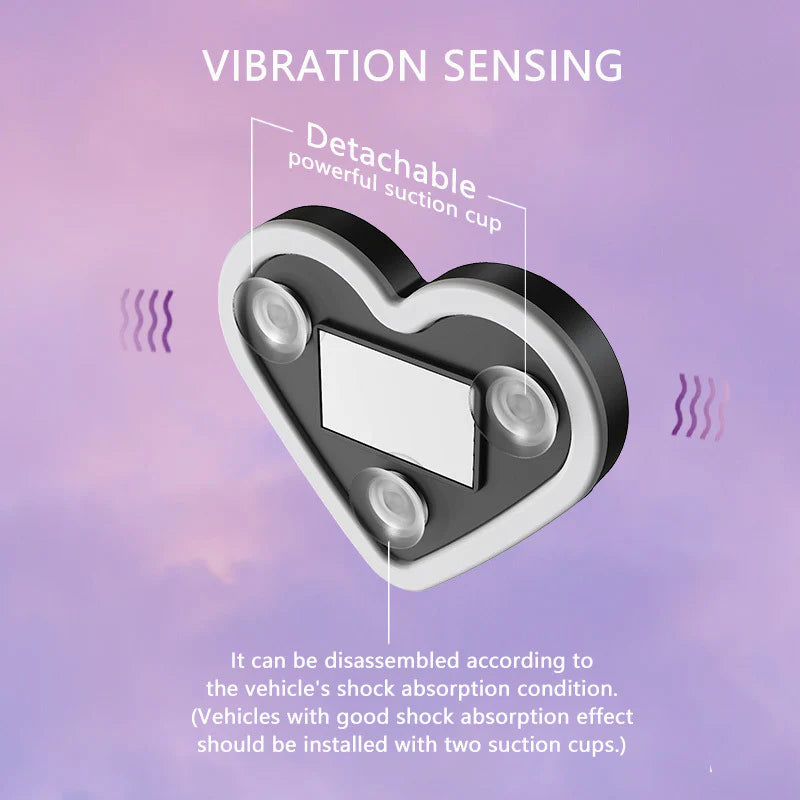 LED window heart-shaped ambient light