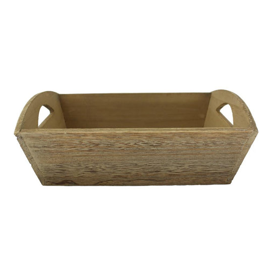 Oak Effect Small Wooden Storage Tray