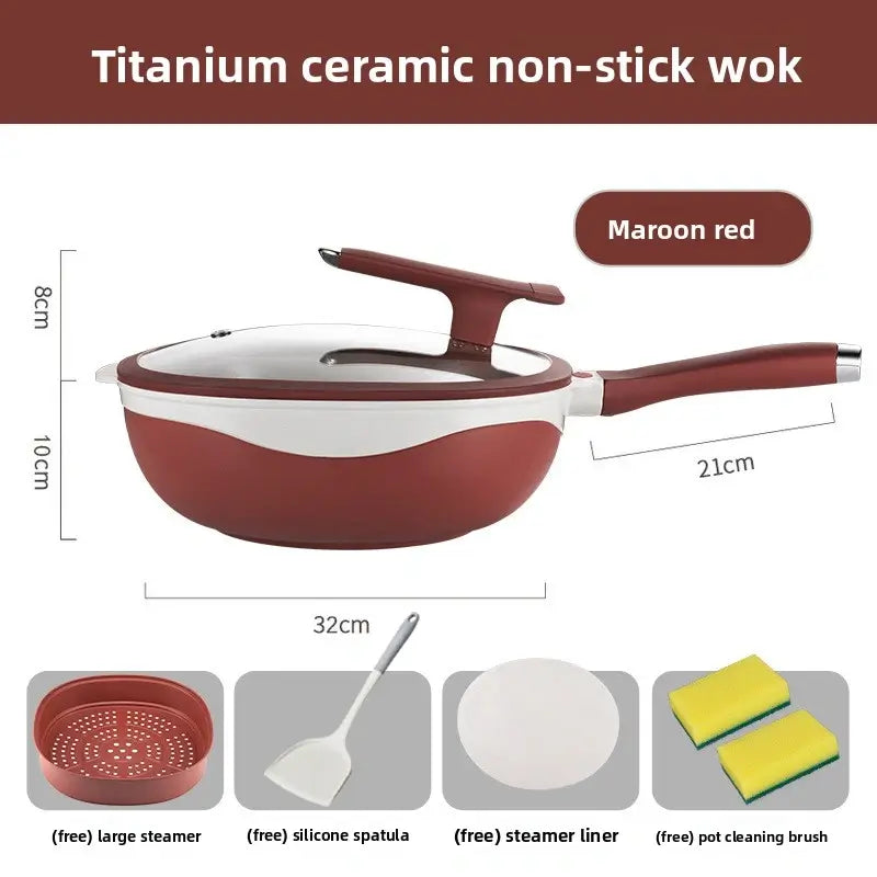 Titanium Ceramic Non-Stick Pan