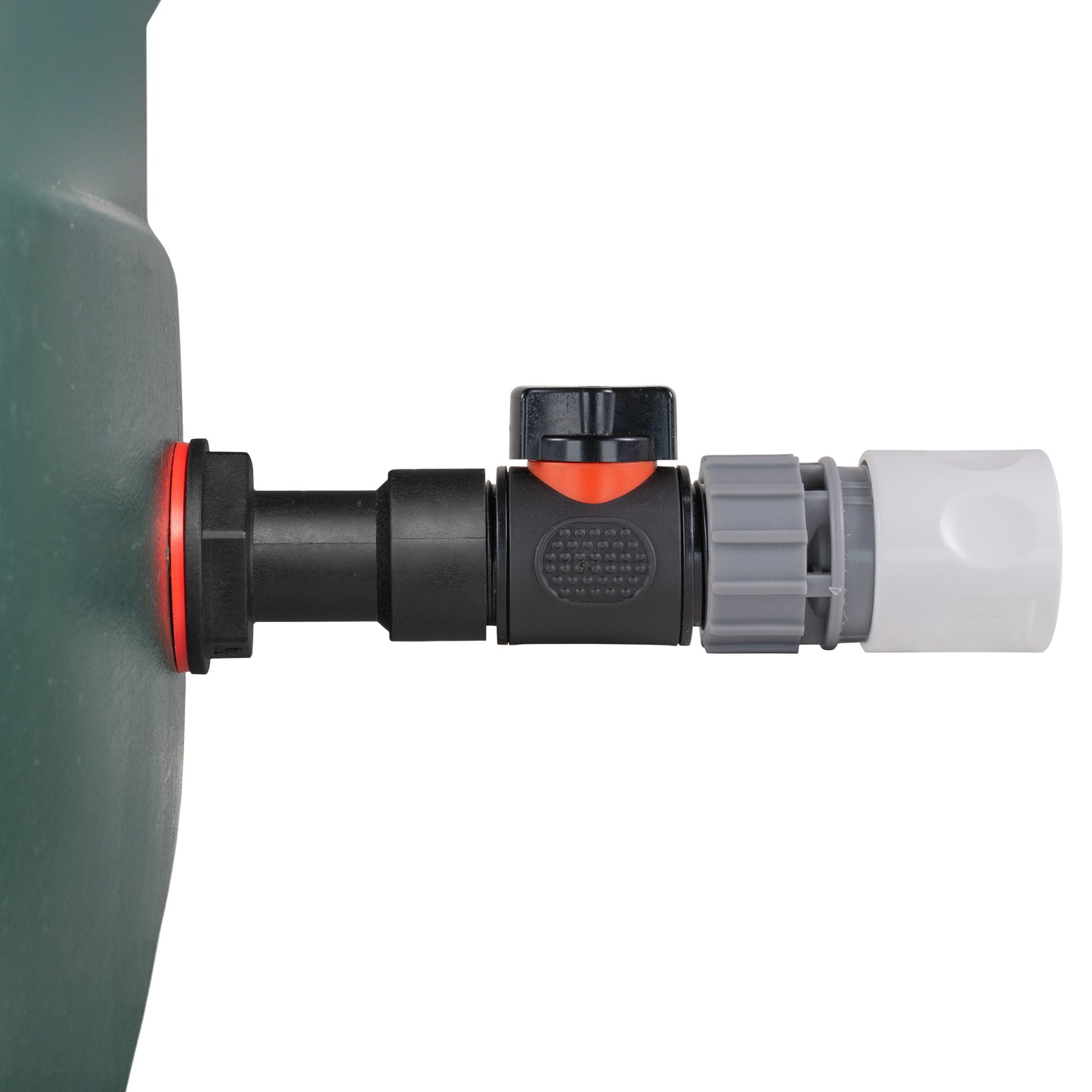 Water Butt Extension Kit 3/4" with In-Line Valve + Female Quick Connector WL and Drill Bit