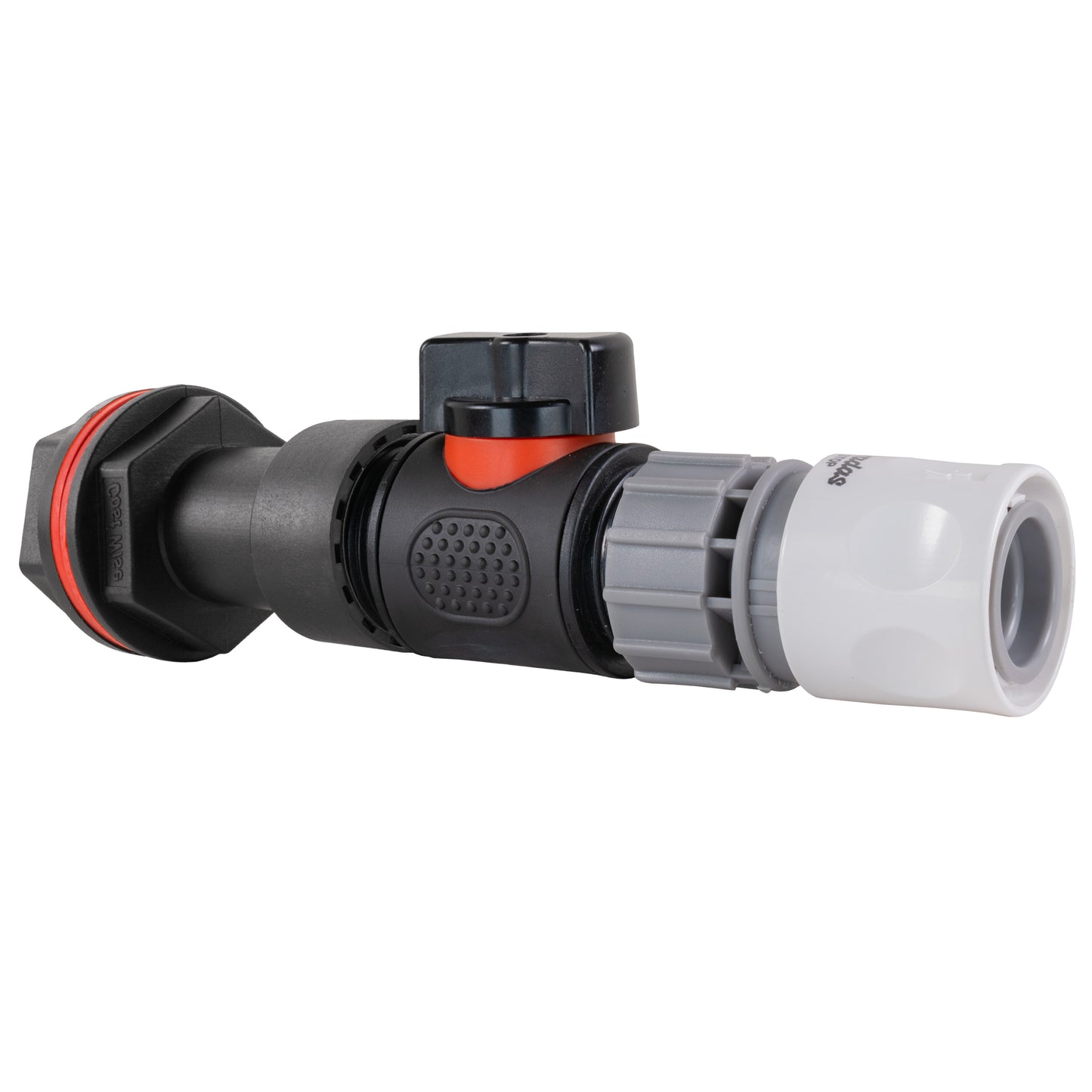 Water Butt Extension Kit 3/4" with In-Line Valve + Female Quick Connector WL and Drill Bit