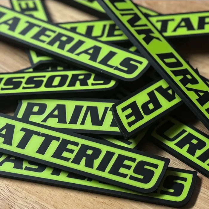 🌟12 Pack of Magnetic Toolbox Labels🔩