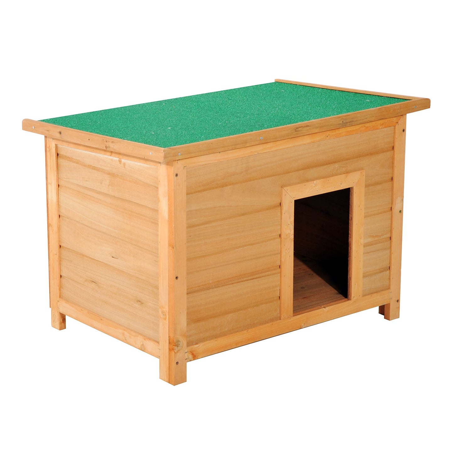 82cm Elevated Dog Kennel Wooden Pet House Outdoor Waterproof