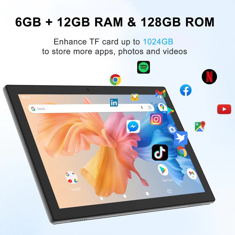 15" Tablet 18GB RAM 128GB Storage